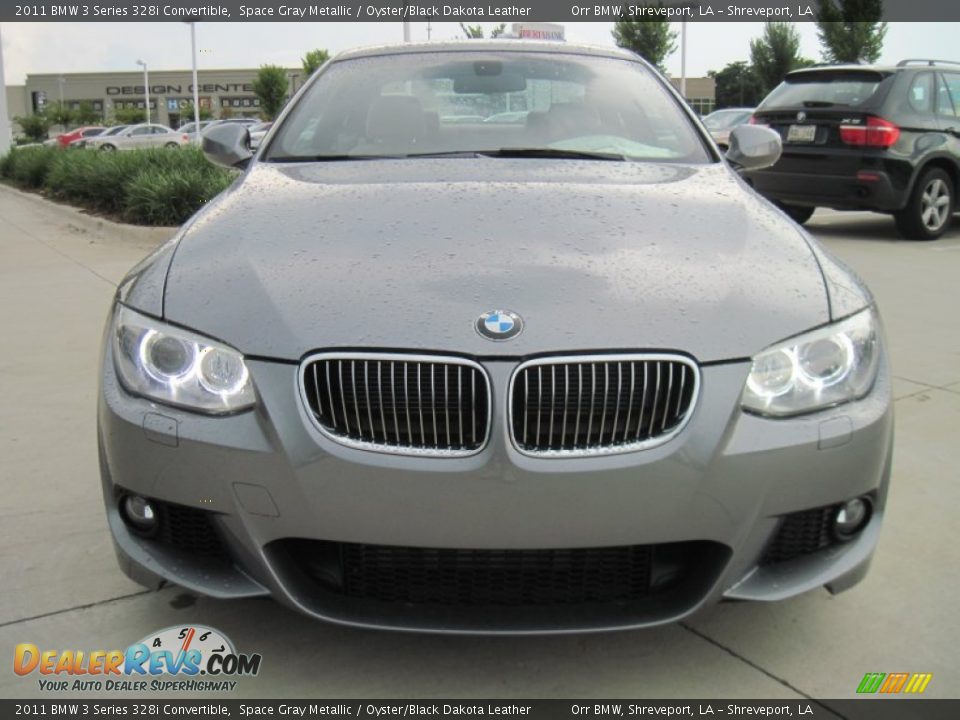 2011 BMW 3 Series 328i Convertible Space Gray Metallic / Oyster/Black Dakota Leather Photo #5