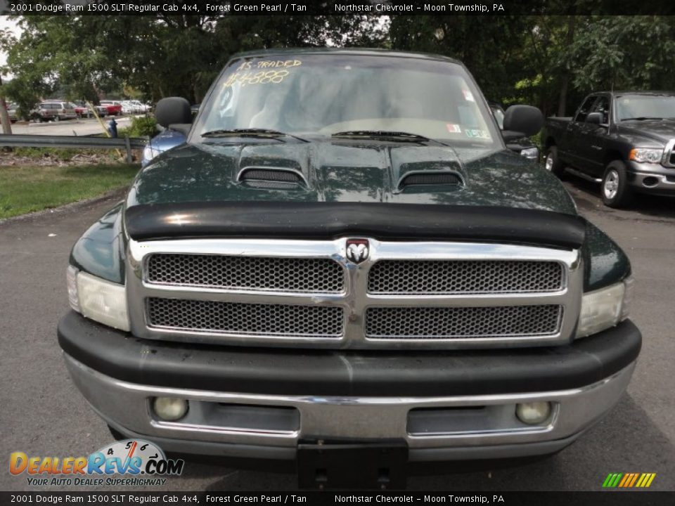 2001 Dodge Ram 1500 SLT Regular Cab 4x4 Forest Green Pearl / Tan Photo #2