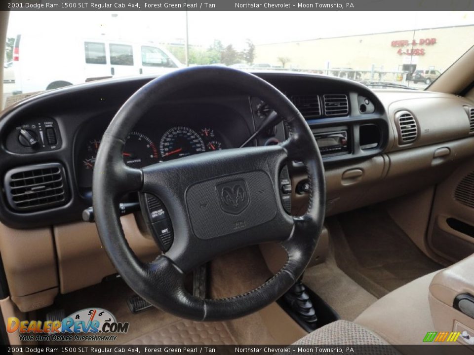 Dashboard of 2001 Dodge Ram 1500 SLT Regular Cab 4x4 Photo #11