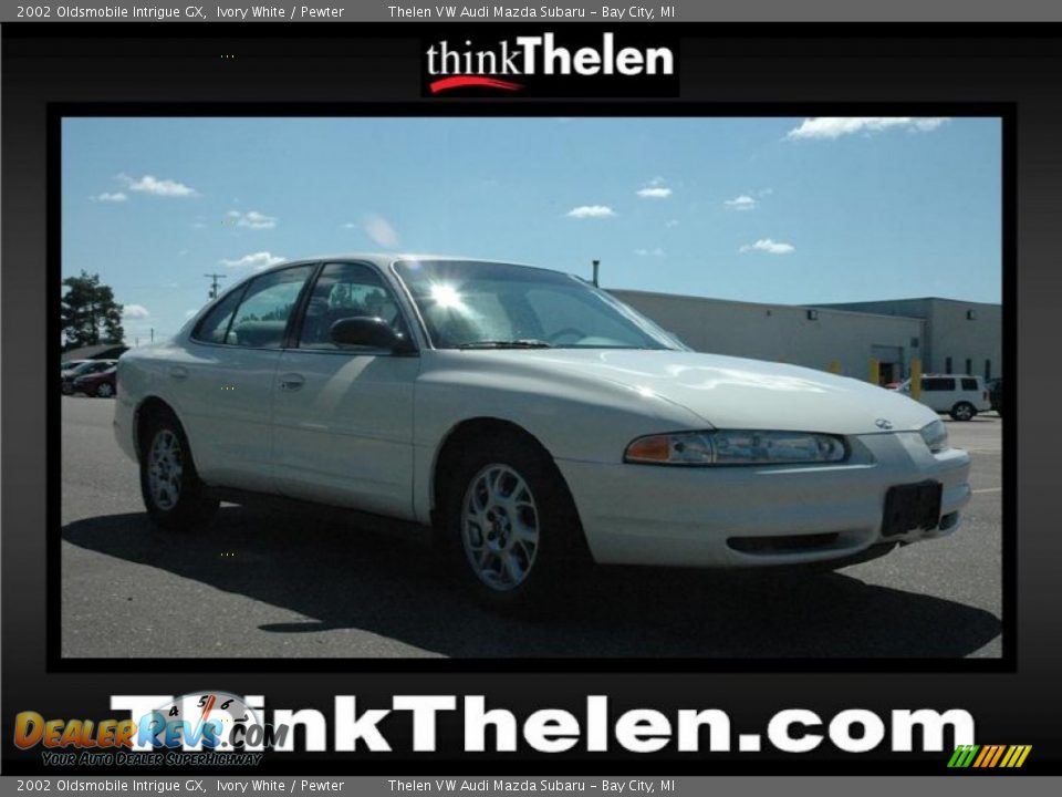 2002 Oldsmobile Intrigue GX Ivory White / Pewter Photo #1