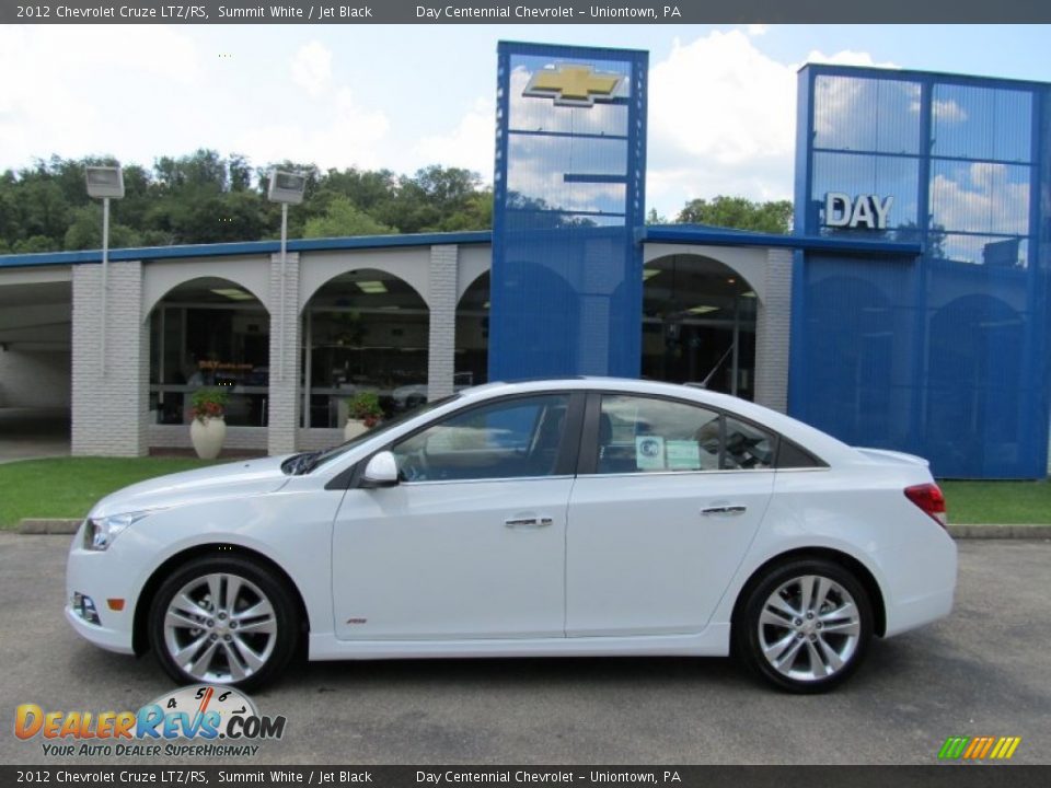 2012 Chevrolet Cruze LTZ/RS Summit White / Jet Black Photo #2