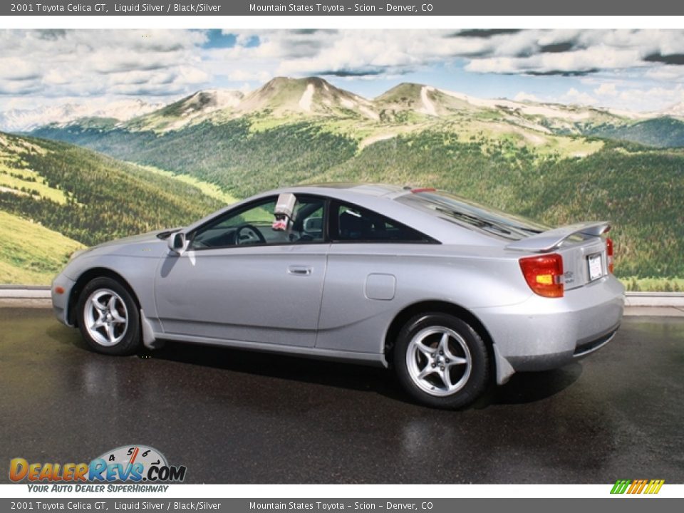 2001 Toyota Celica GT Liquid Silver / Black/Silver Photo #2