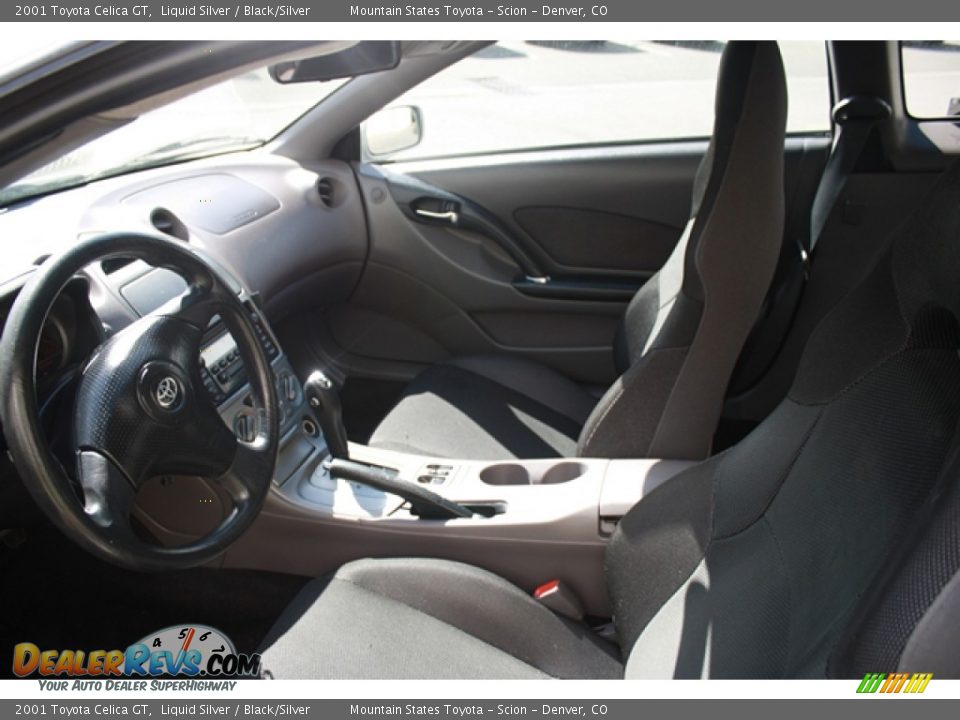 2001 Toyota Celica GT Liquid Silver / Black/Silver Photo #3