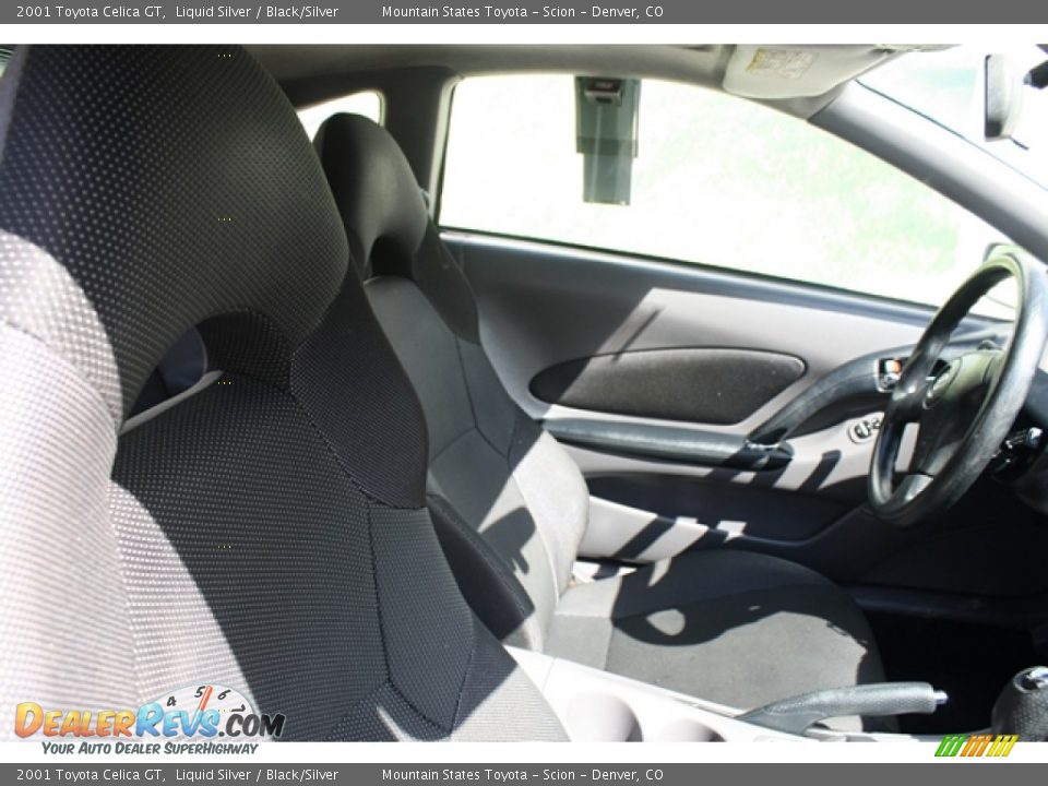 2001 Toyota Celica GT Liquid Silver / Black/Silver Photo #6