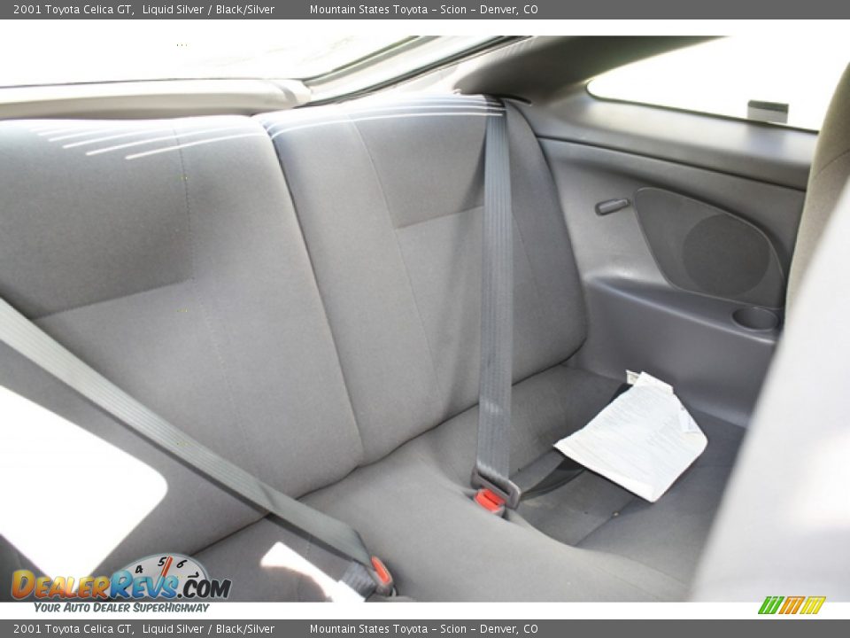 2001 Toyota Celica GT Liquid Silver / Black/Silver Photo #8
