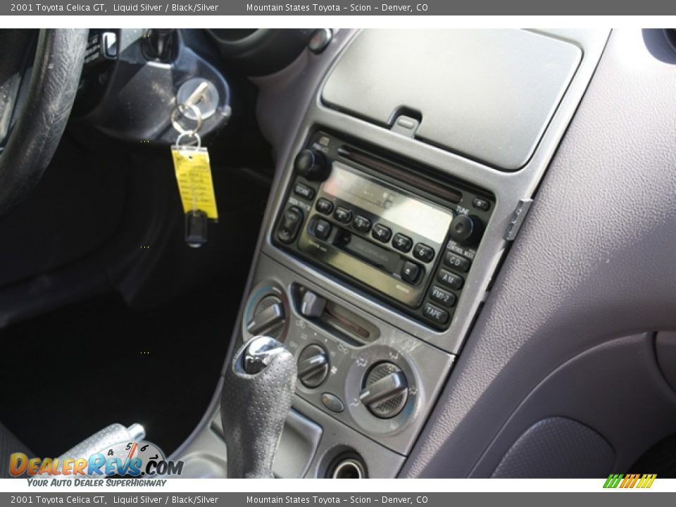 2001 Toyota Celica GT Liquid Silver / Black/Silver Photo #9
