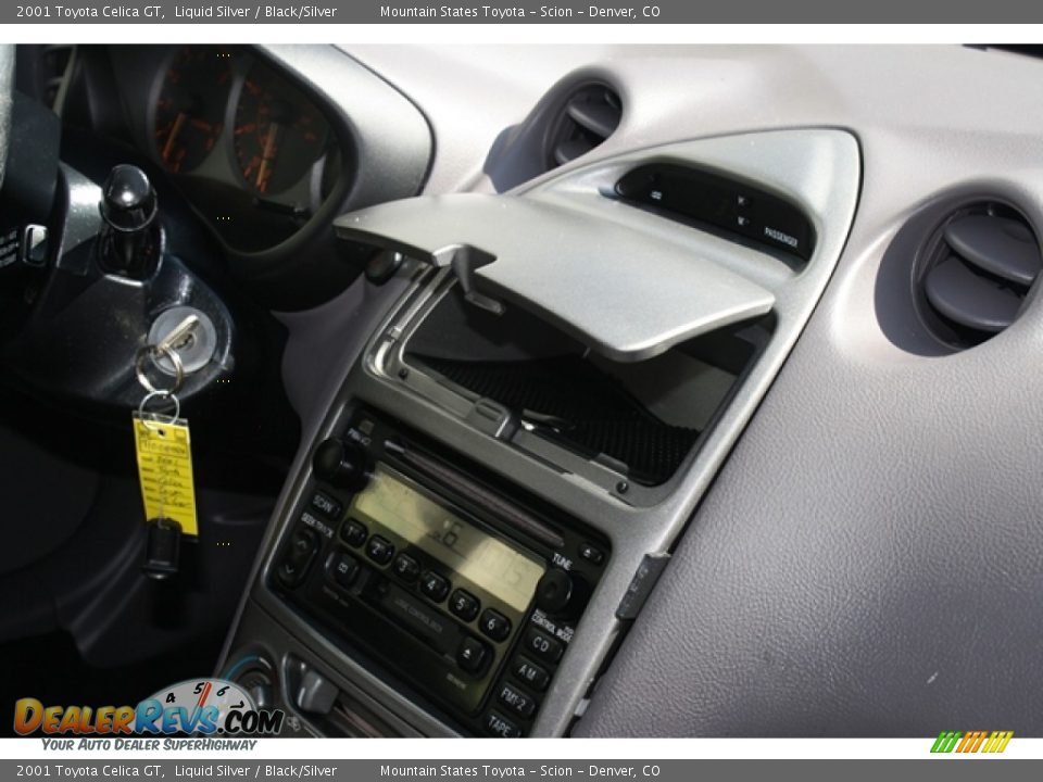 2001 Toyota Celica GT Liquid Silver / Black/Silver Photo #10