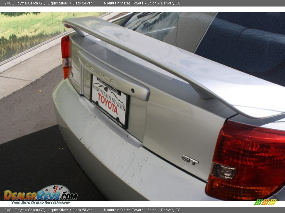 2001 Toyota Celica GT Liquid Silver / Black/Silver Photo #15