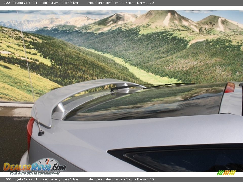 2001 Toyota Celica GT Liquid Silver / Black/Silver Photo #17