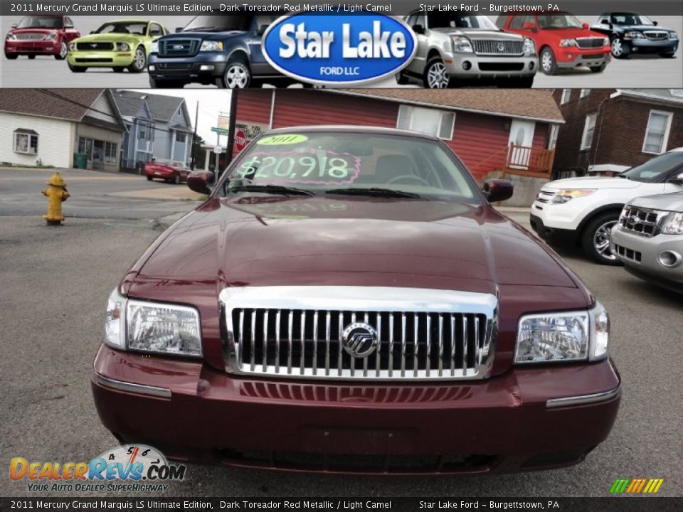 2011 Mercury Grand Marquis LS Ultimate Edition Dark Toreador Red Metallic / Light Camel Photo #2