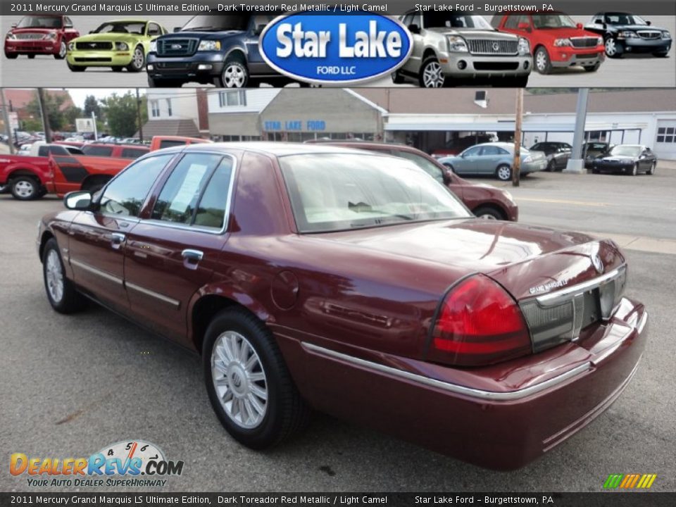 2011 Mercury Grand Marquis LS Ultimate Edition Dark Toreador Red Metallic / Light Camel Photo #4