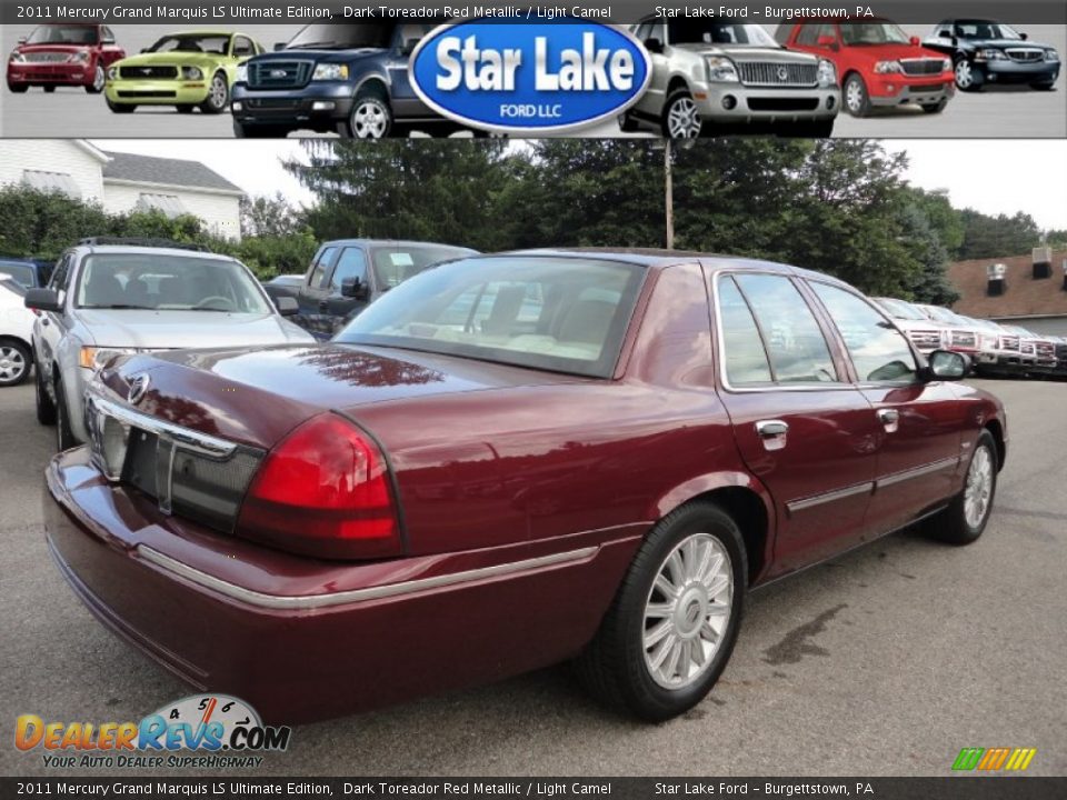 2011 Mercury Grand Marquis LS Ultimate Edition Dark Toreador Red Metallic / Light Camel Photo #5