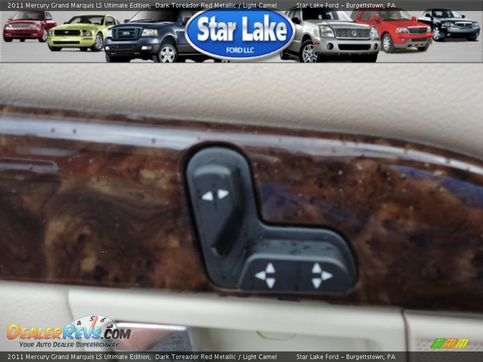 2011 Mercury Grand Marquis LS Ultimate Edition Dark Toreador Red Metallic / Light Camel Photo #14