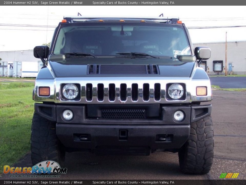 Sage Green Metallic 2004 Hummer H2 SUV Photo #9