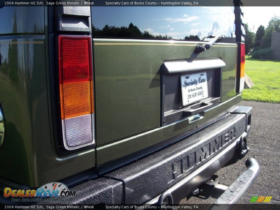 2004 Hummer H2 SUV Sage Green Metallic / Wheat Photo #29