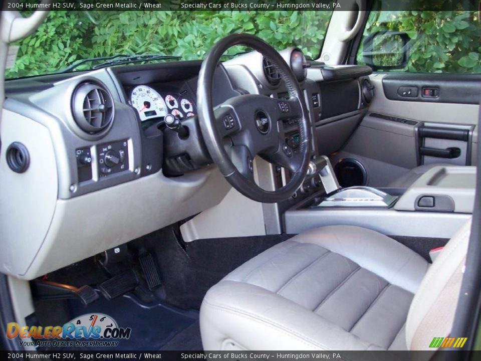 Wheat Interior - 2004 Hummer H2 SUV Photo #33