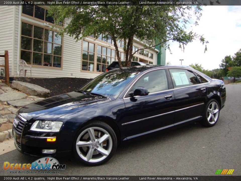 Night Blue Pearl Effect 2009 Audi A8 L 4.2 quattro Photo #2