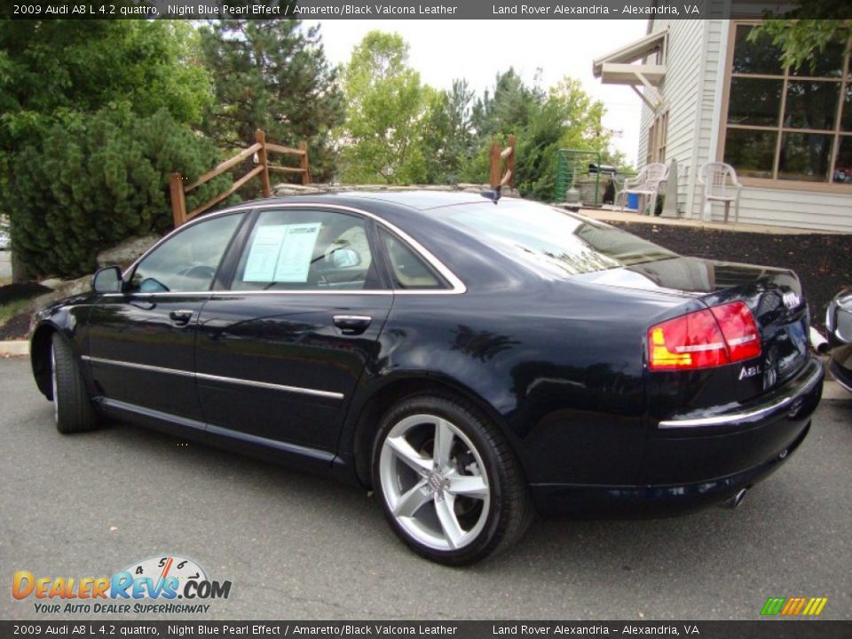 Night Blue Pearl Effect 2009 Audi A8 L 4.2 quattro Photo #3