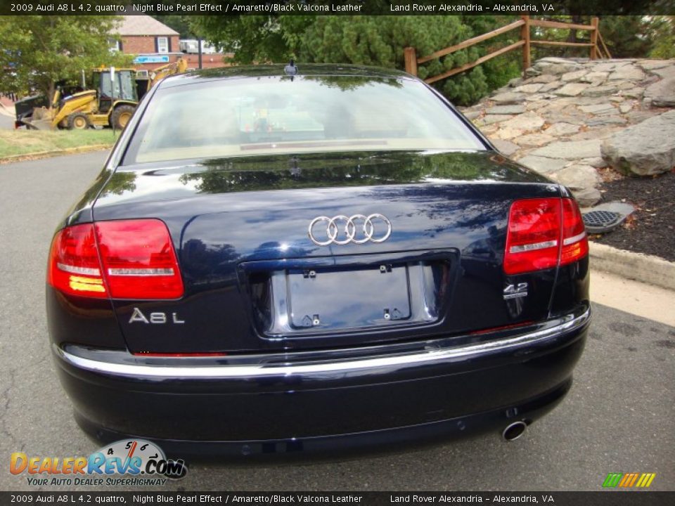 Night Blue Pearl Effect 2009 Audi A8 L 4.2 quattro Photo #5