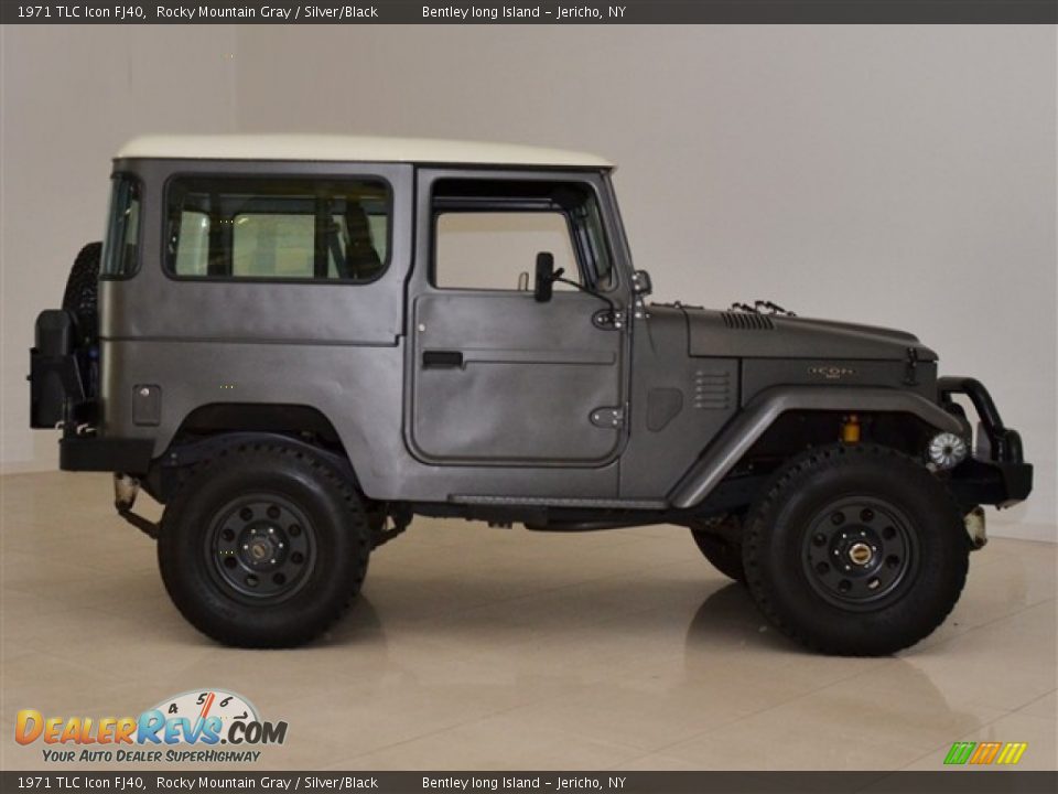 1971 TLC Icon FJ40 Rocky Mountain Gray / Silver/Black Photo #8