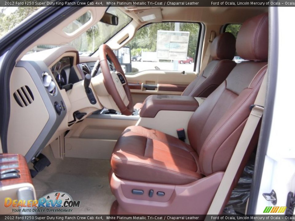 Chaparral Leather Interior - 2012 Ford F250 Super Duty King Ranch Crew Cab 4x4 Photo #5