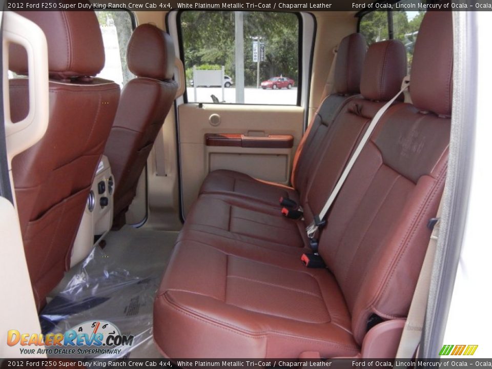 Chaparral Leather Interior - 2012 Ford F250 Super Duty King Ranch Crew Cab 4x4 Photo #6