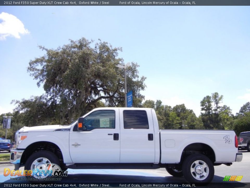 Oxford White 2012 Ford F350 Super Duty XLT Crew Cab 4x4 Photo #2