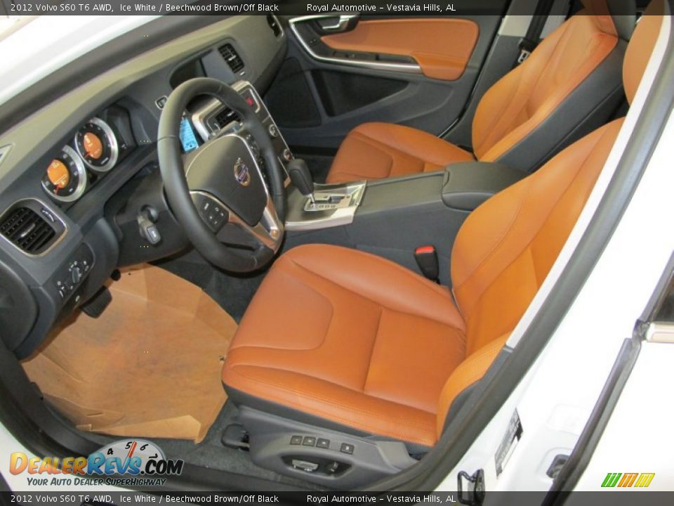 Beechwood Brown/Off Black Interior - 2012 Volvo S60 T6 AWD Photo #13