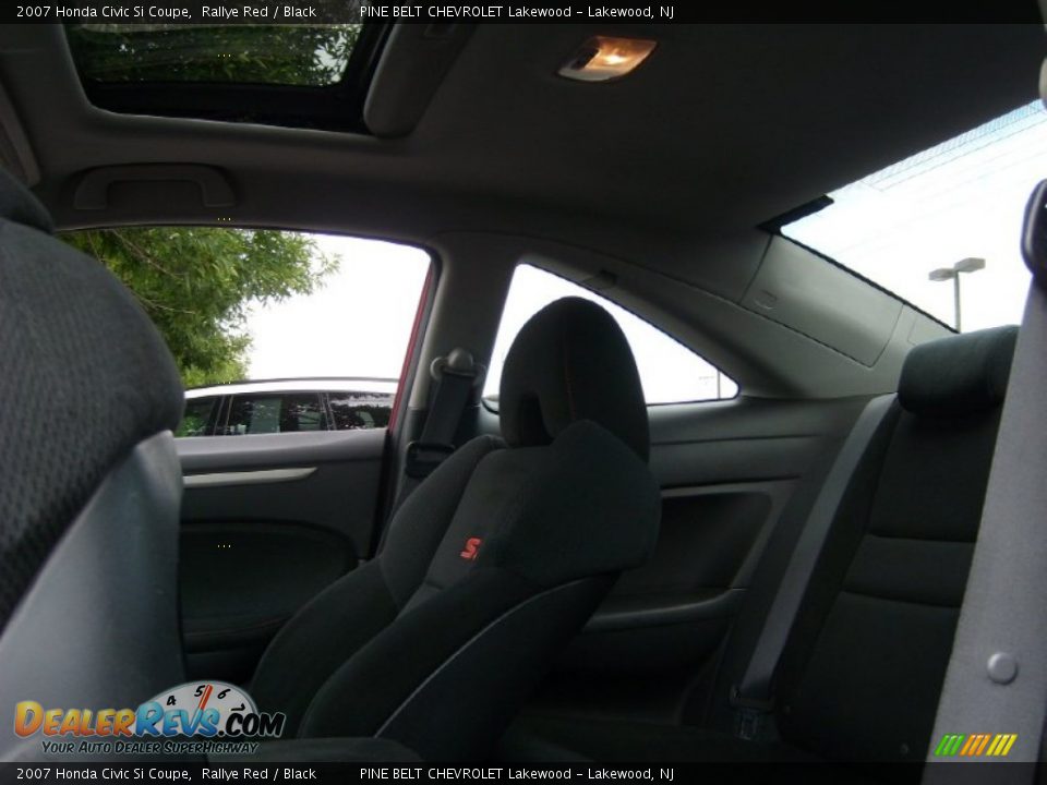 2007 Honda Civic Si Coupe Rallye Red / Black Photo #11