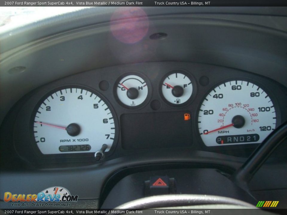 2007 Ford Ranger Sport SuperCab 4x4 Gauges Photo #13