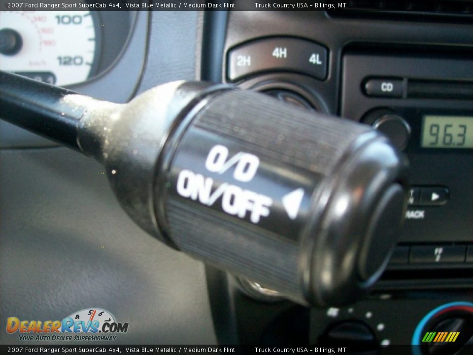 2007 Ford Ranger Sport SuperCab 4x4 Shifter Photo #17