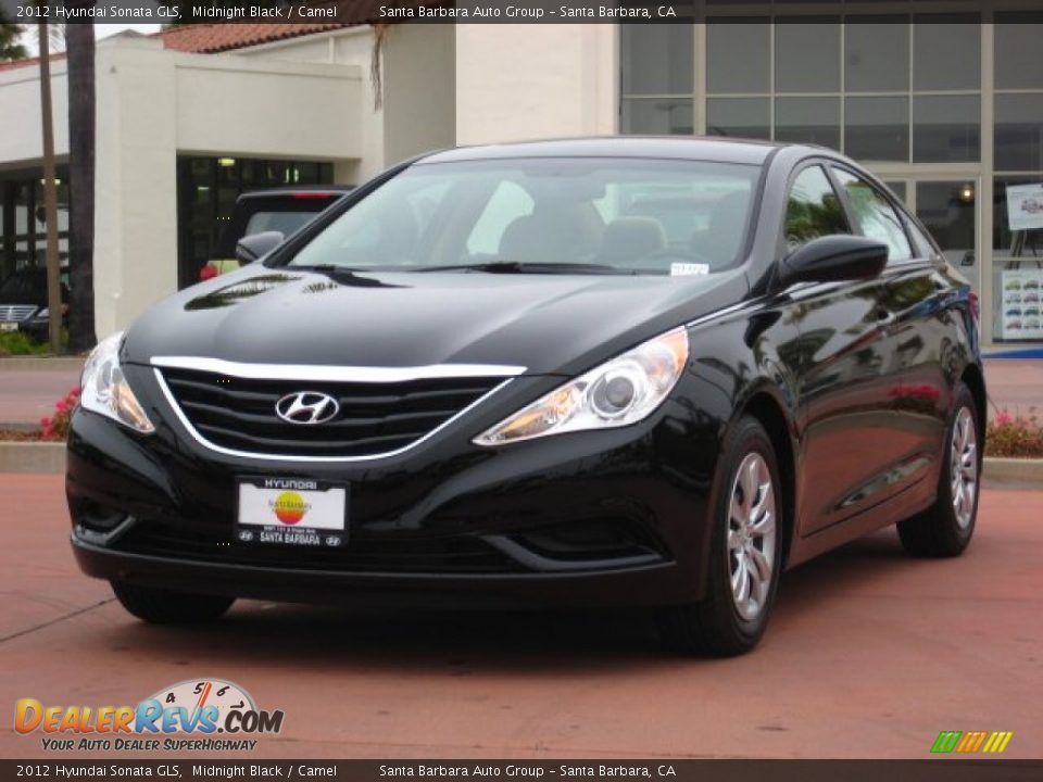 2012 Hyundai Sonata GLS Midnight Black / Camel Photo #1