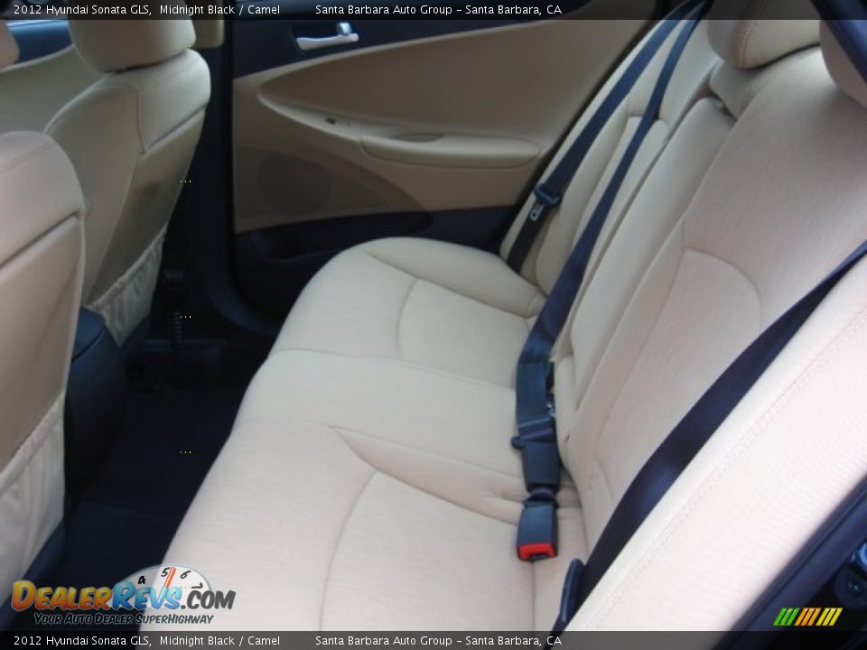 2012 Hyundai Sonata GLS Midnight Black / Camel Photo #4