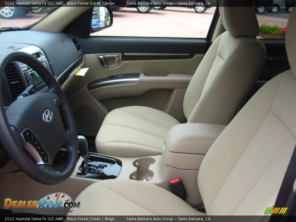 Beige Interior - 2012 Hyundai Santa Fe GLS AWD Photo #5