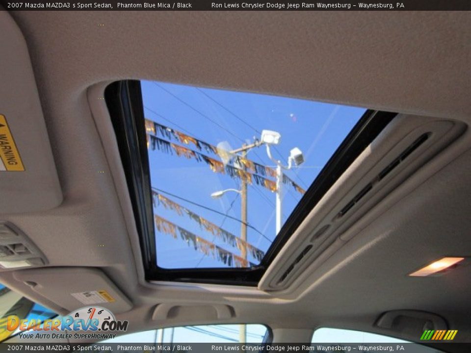 2007 Mazda MAZDA3 s Sport Sedan Phantom Blue Mica / Black Photo #12