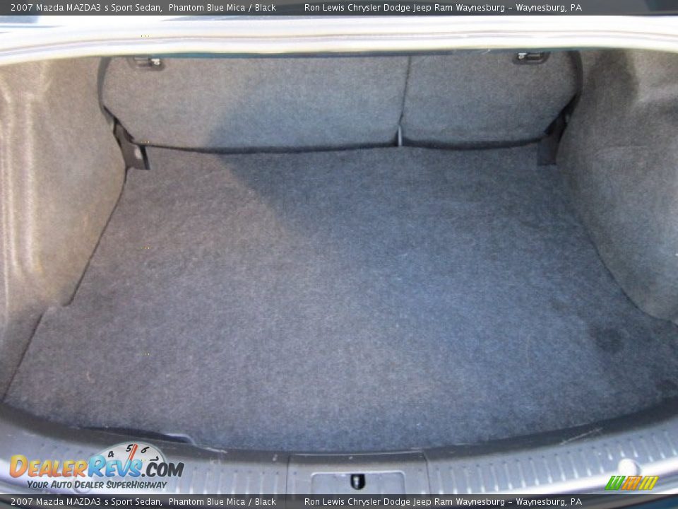 2007 Mazda MAZDA3 s Sport Sedan Phantom Blue Mica / Black Photo #17