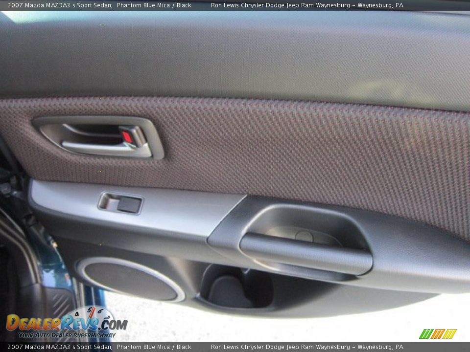 2007 Mazda MAZDA3 s Sport Sedan Phantom Blue Mica / Black Photo #20