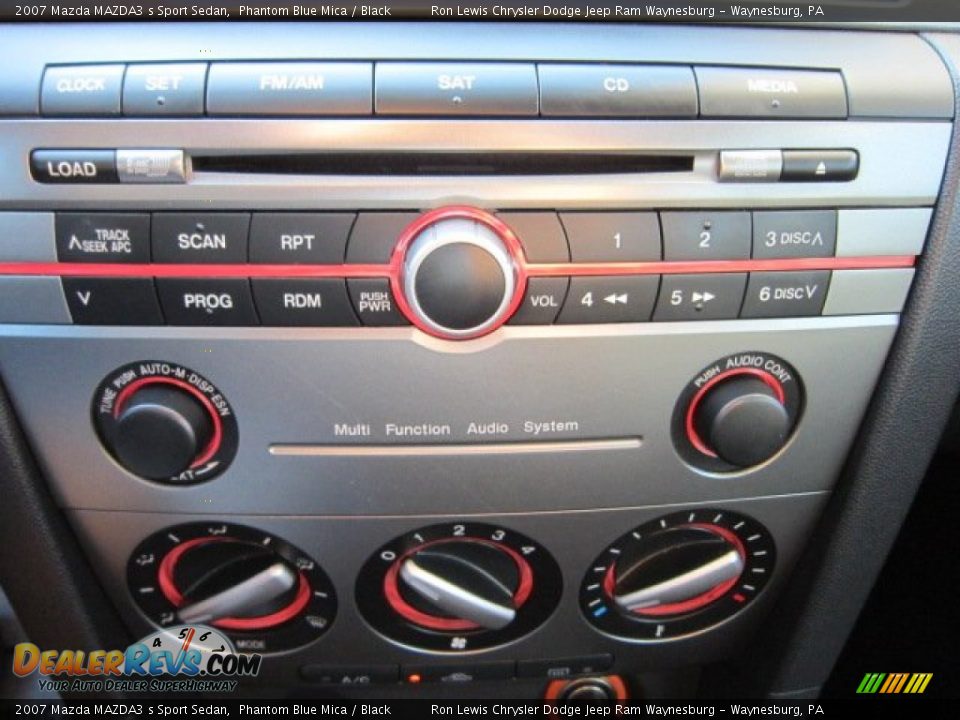 2007 Mazda MAZDA3 s Sport Sedan Phantom Blue Mica / Black Photo #24