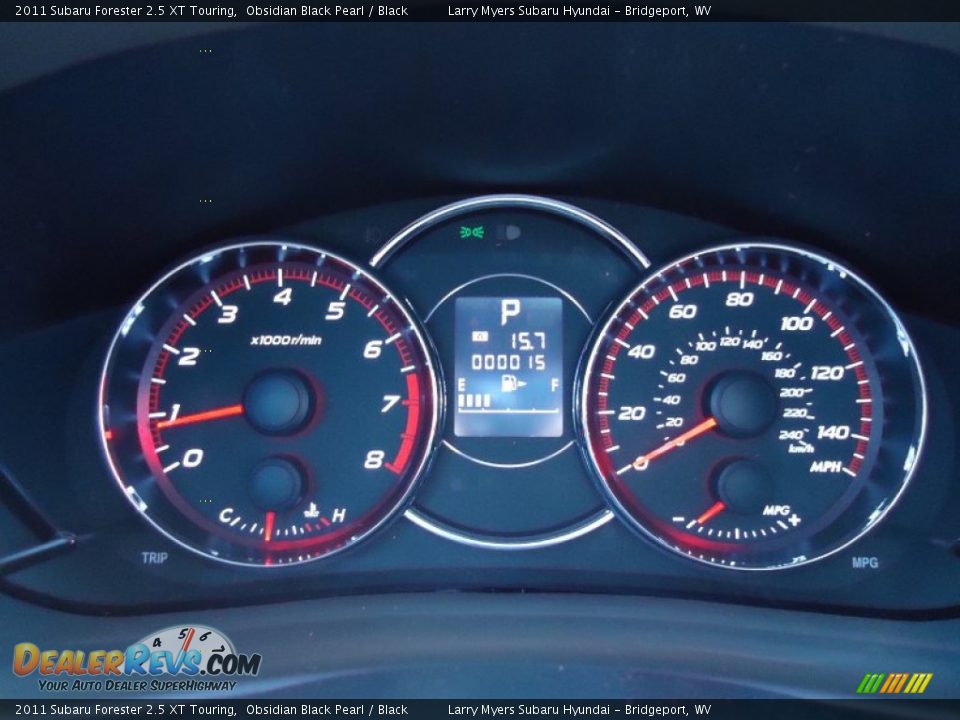 2011 Subaru Forester 2.5 XT Touring Obsidian Black Pearl / Black Photo #16