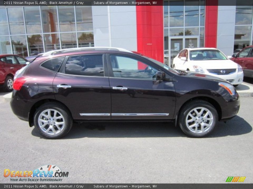 2011 Nissan Rogue SL AWD Black Amethyst / Gray Photo #8