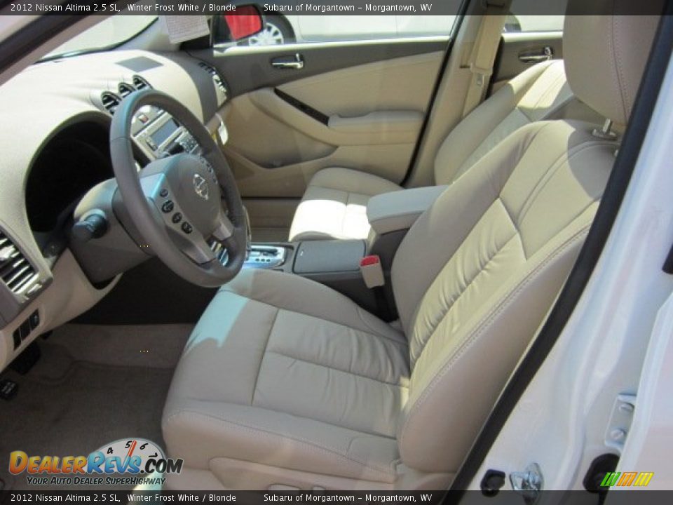 Blonde Interior 2012 Nissan Altima 2 5 Sl Photo 15