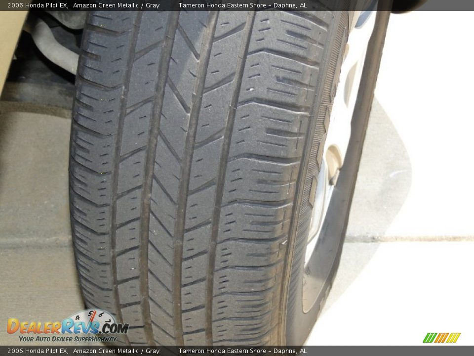 2006 Honda Pilot EX Amazon Green Metallic / Gray Photo #12