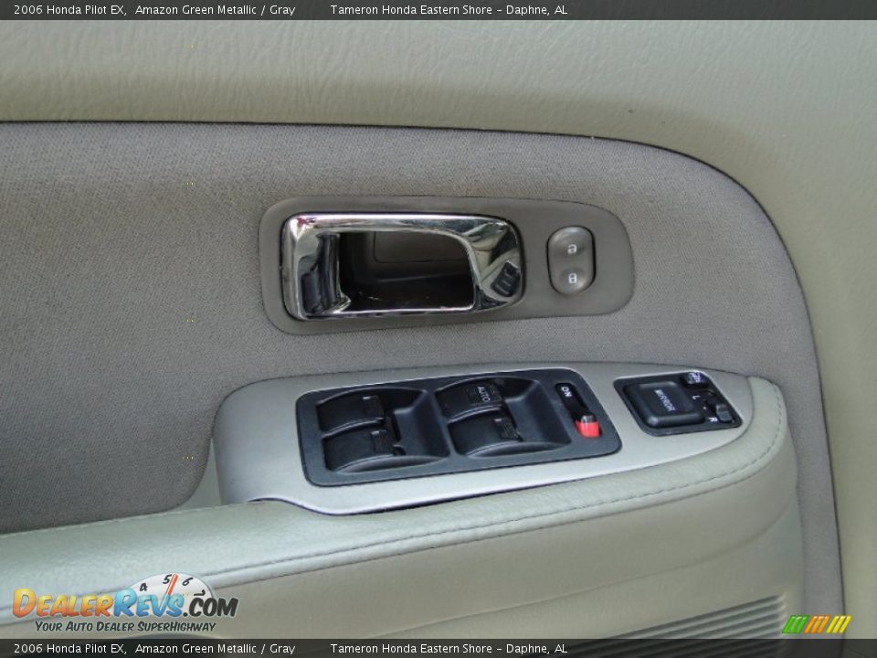 2006 Honda Pilot EX Amazon Green Metallic / Gray Photo #20