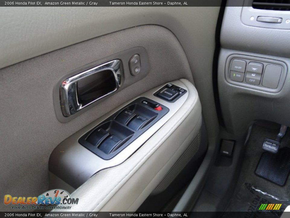 2006 Honda Pilot EX Amazon Green Metallic / Gray Photo #21