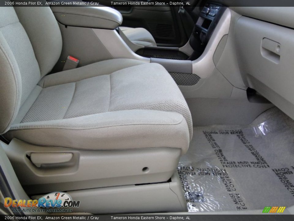 2006 Honda Pilot EX Amazon Green Metallic / Gray Photo #30