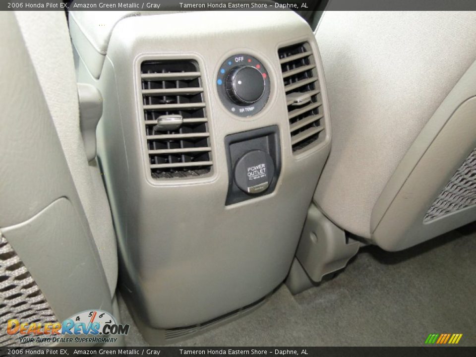 2006 Honda Pilot EX Amazon Green Metallic / Gray Photo #33