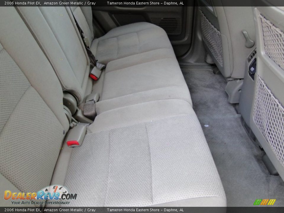2006 Honda Pilot EX Amazon Green Metallic / Gray Photo #35