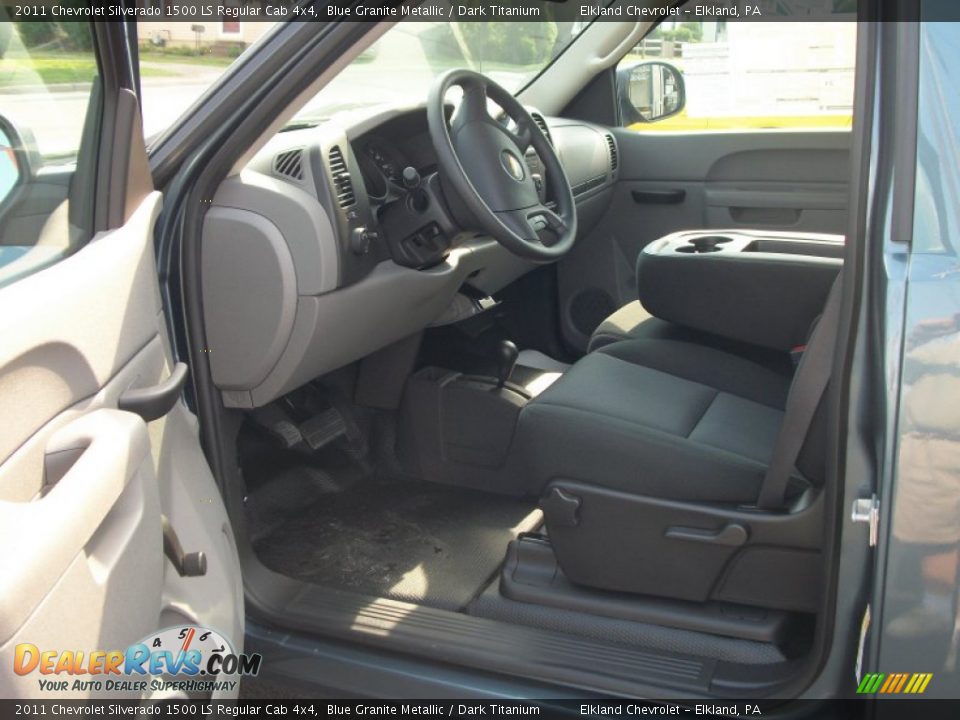 2011 Chevrolet Silverado 1500 LS Regular Cab 4x4 Blue Granite Metallic / Dark Titanium Photo #22