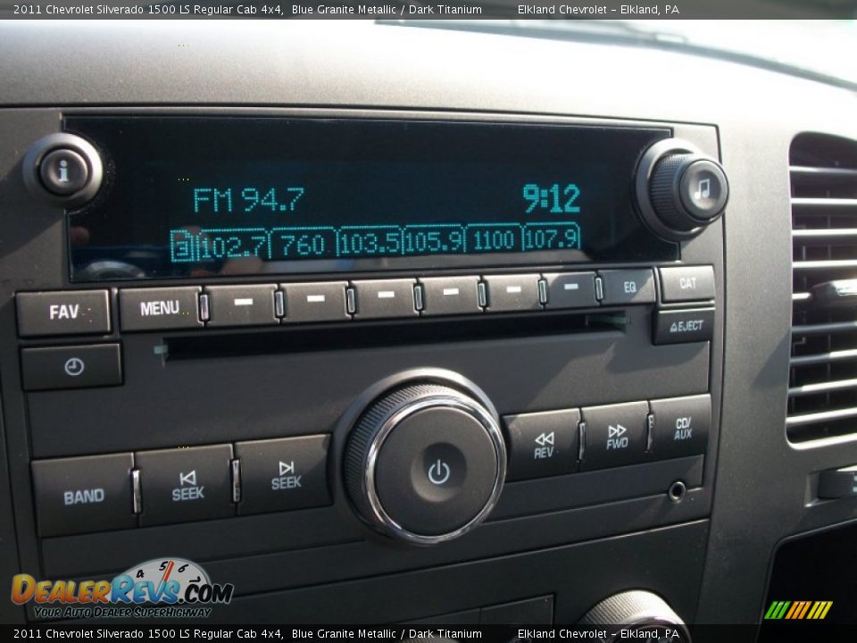 Audio System of 2011 Chevrolet Silverado 1500 LS Regular Cab 4x4 Photo #24