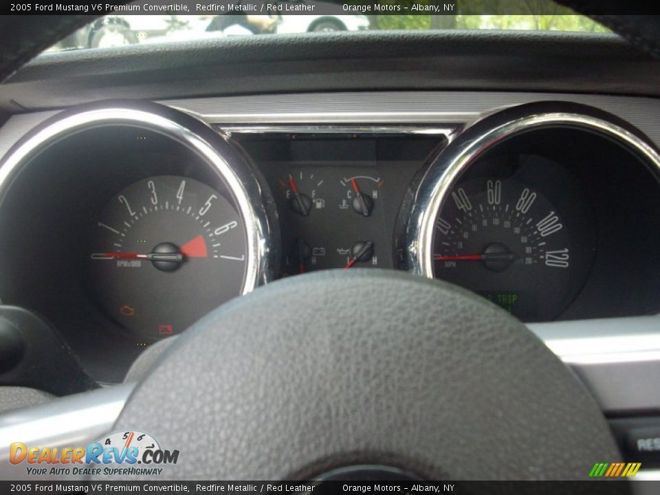 2005 Ford Mustang V6 Premium Convertible Gauges Photo #11